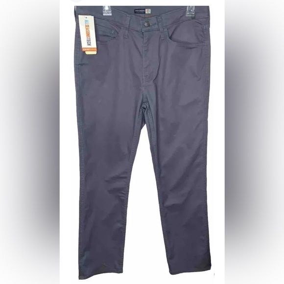NEW Dockers All Motion Comfort Waistband Men’s Pants 32” x 30” Gray Straight Leg - Picture 1 of 16